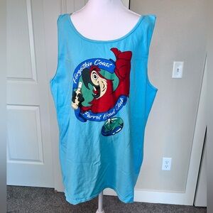 Parrot Head Club Graphic Tank Top - Blue